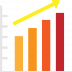 Free graph bar chart vector