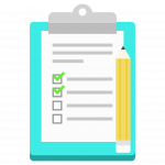 Free list notes icon illustration